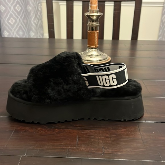 Ugg Australia Disco slides sandals shoes black new 1112258 Women’s size 7 - Picture 4 of 16
